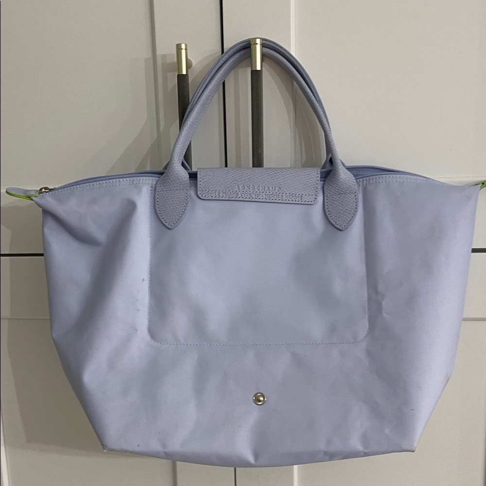 Longchamp Le Pliage Lavender/ baby blue Tote Bag, Large - Picture 12 of 15